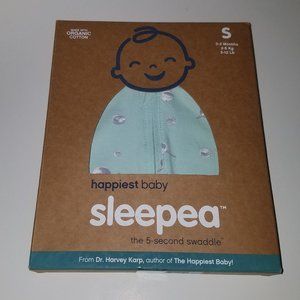 NEW Sleepea 5 Second Swaddle Organic Cotton Happiest Baby Small 0-2 Months